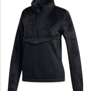 Adidas Originals Fleece Detail Half-Zip Sweatshirt